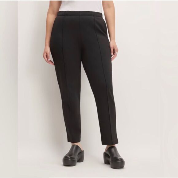 Everlane The Dream Pant, Tailored Sweatpants in Black / Size L NWT - Picture 1 of 16
